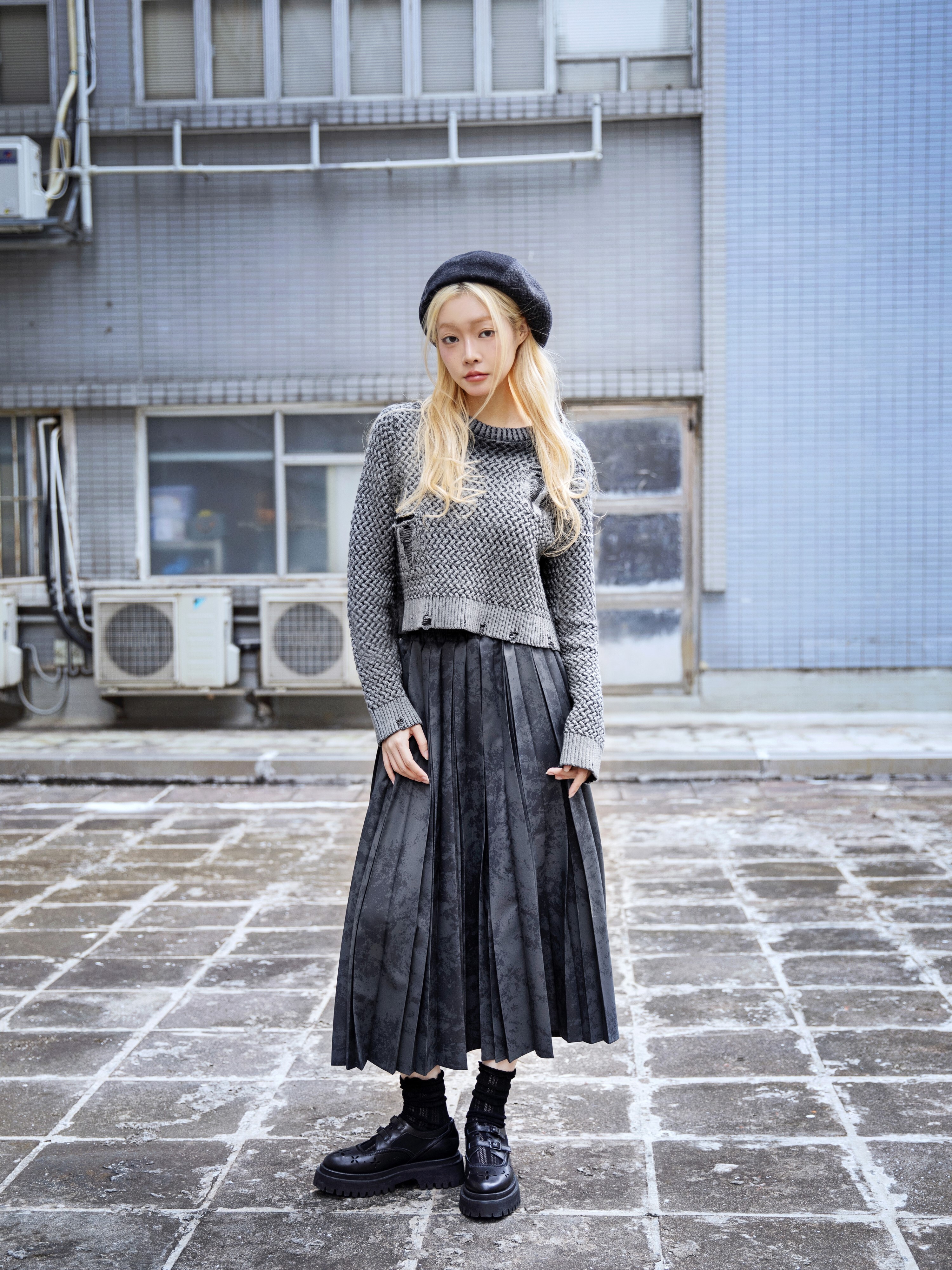 Spray-paint effect sweater - 25WRT330U
