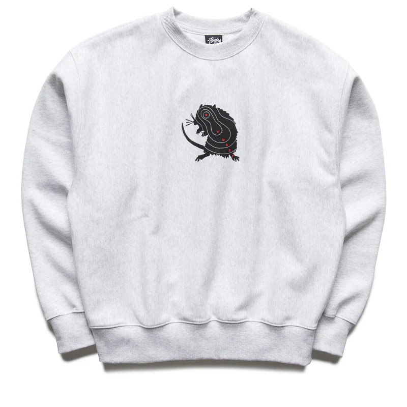 Stussy Long Range Crew - Ash Heather
