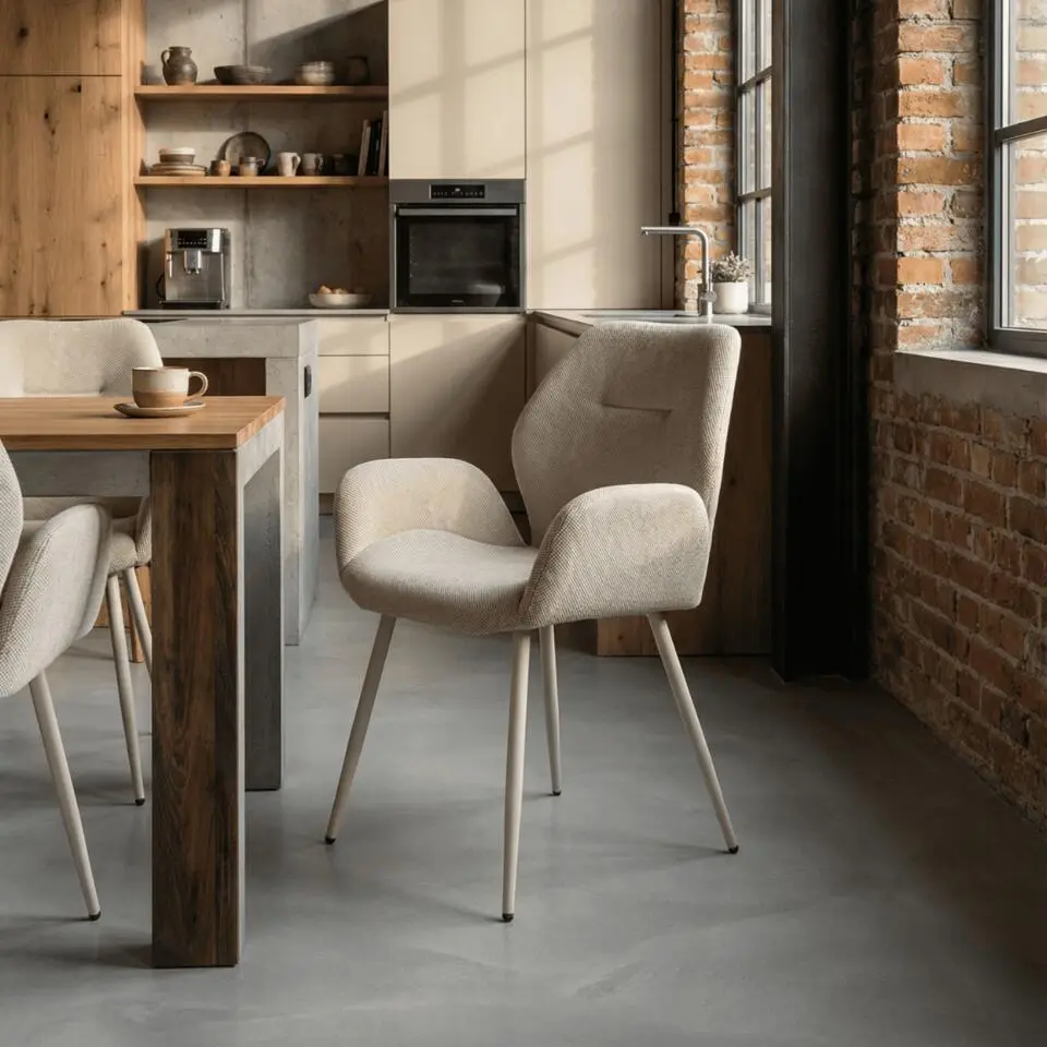 Calicosy - Eetkamerstoel Set van 2 SOLA - 57,5x57x47,5 cm