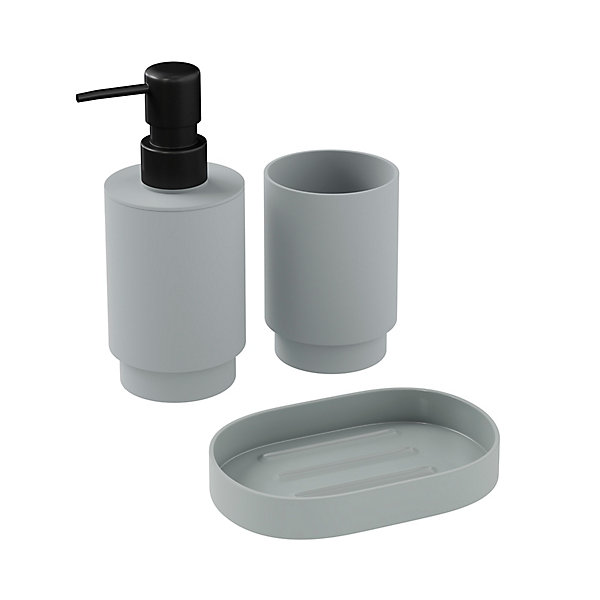 Distributeur de savon Kina gris mineral GoodHome