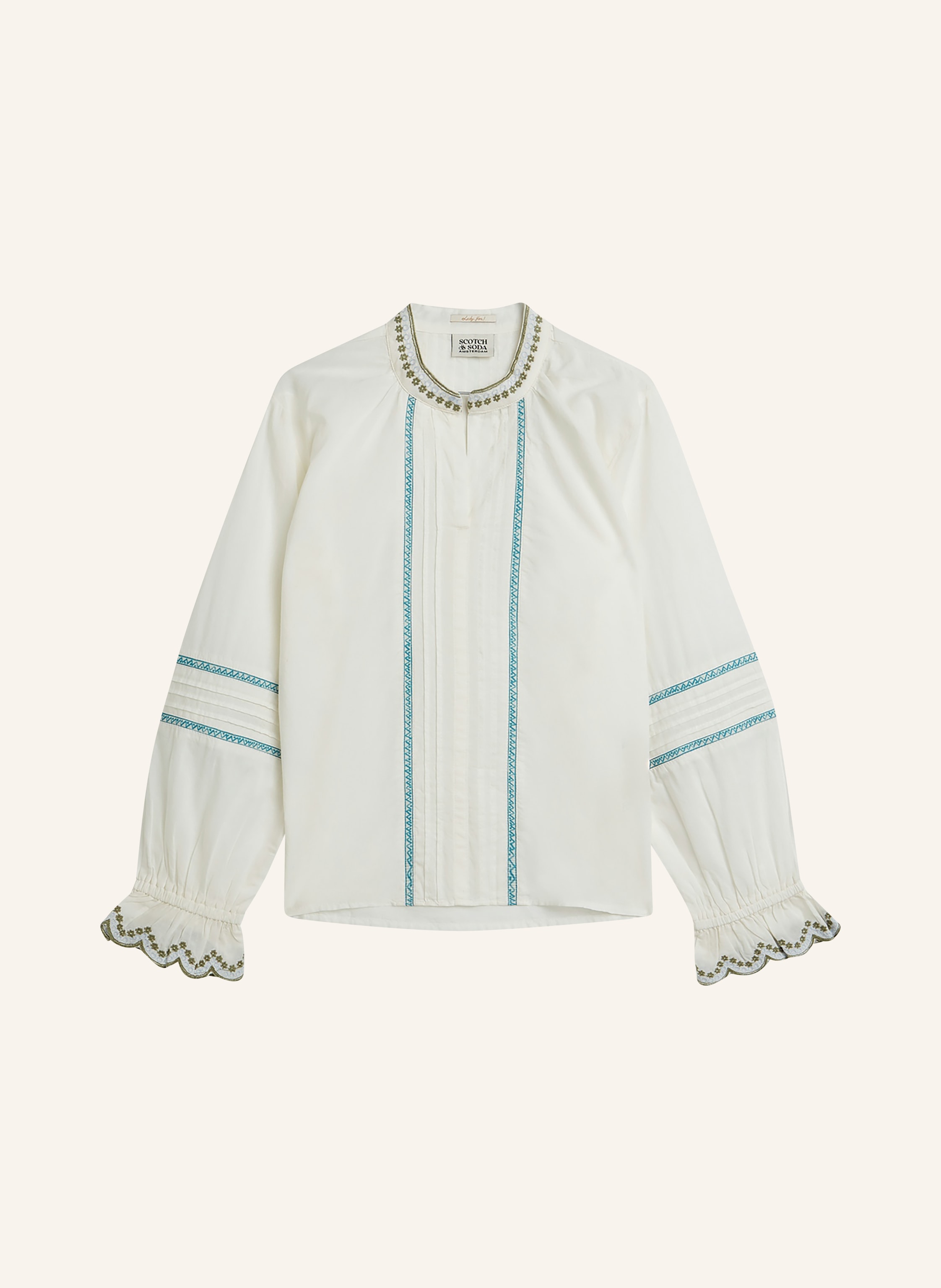 SCOTCH & SODA Blusenshirt mit Rüschen