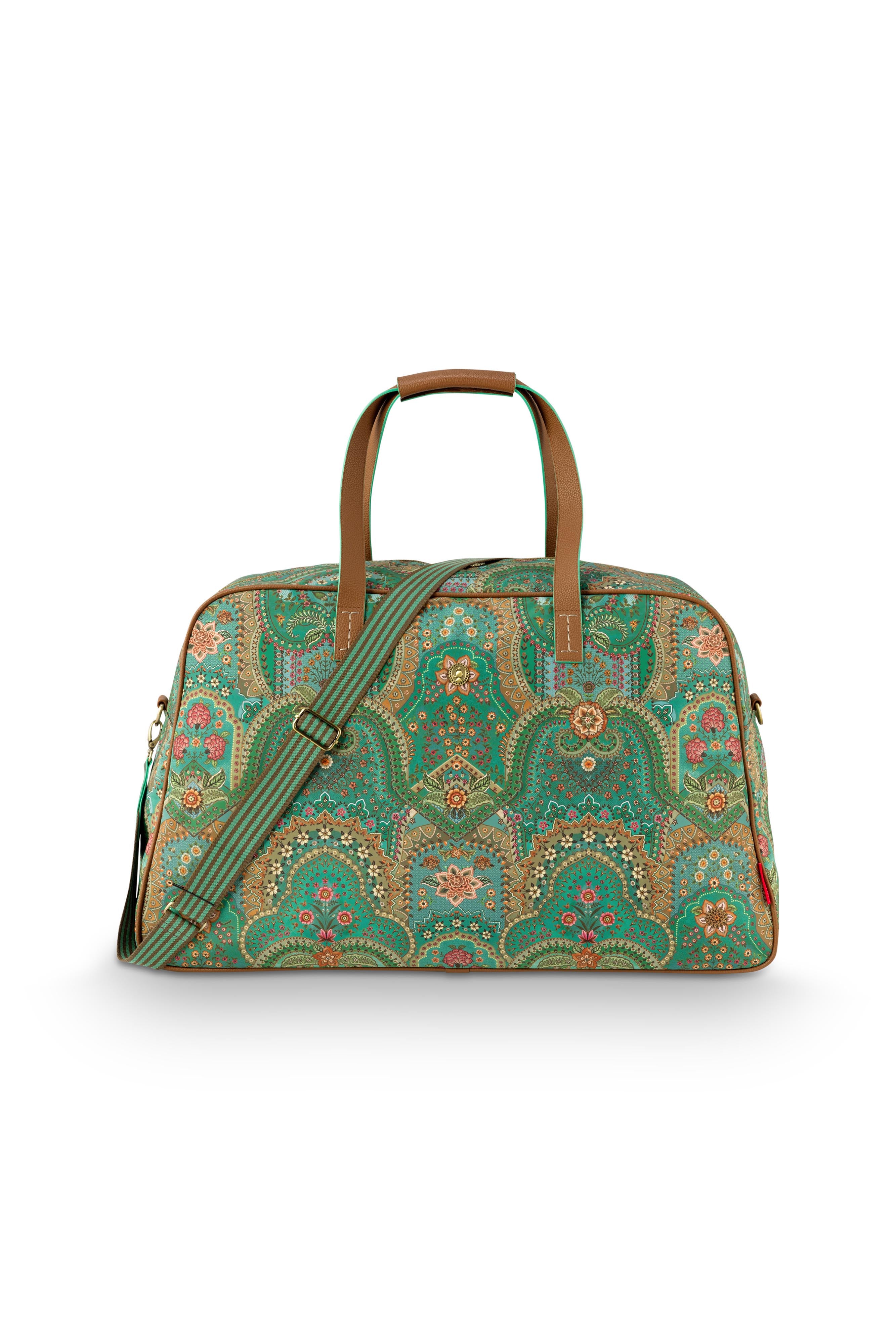 Pip Studio - Tovy Weekendtas Dames - Jabali - Groen - 65x25.5x35cm