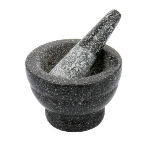 Moździerz z powłoką granitową kamienny 9.5x7cm do przypraw KINGHOFF