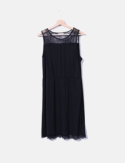 Camaïeu Dress with lace detail