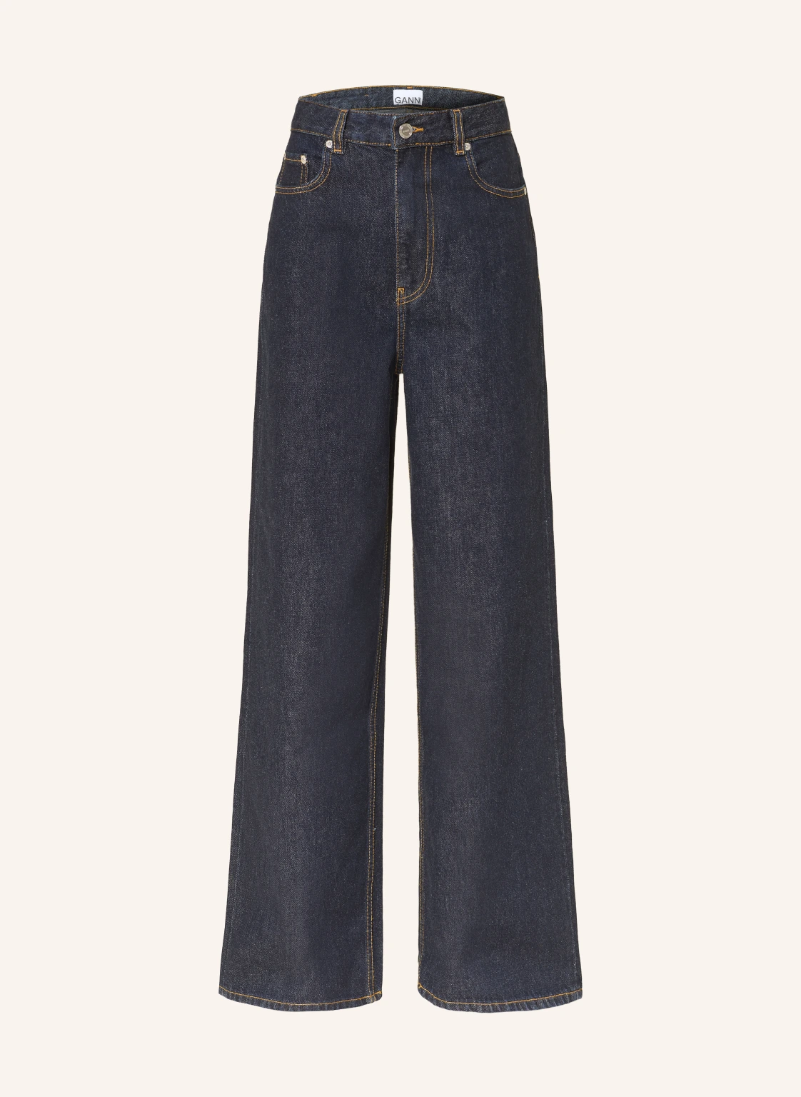 GANNI Straight Jeans