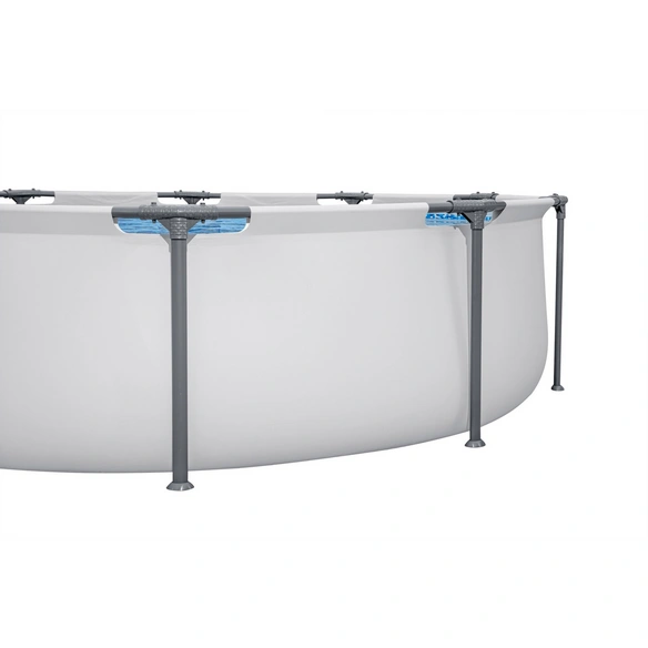 Rundpool »Steel Pro Max™«, grau, ØxH: 305 x 76 cm