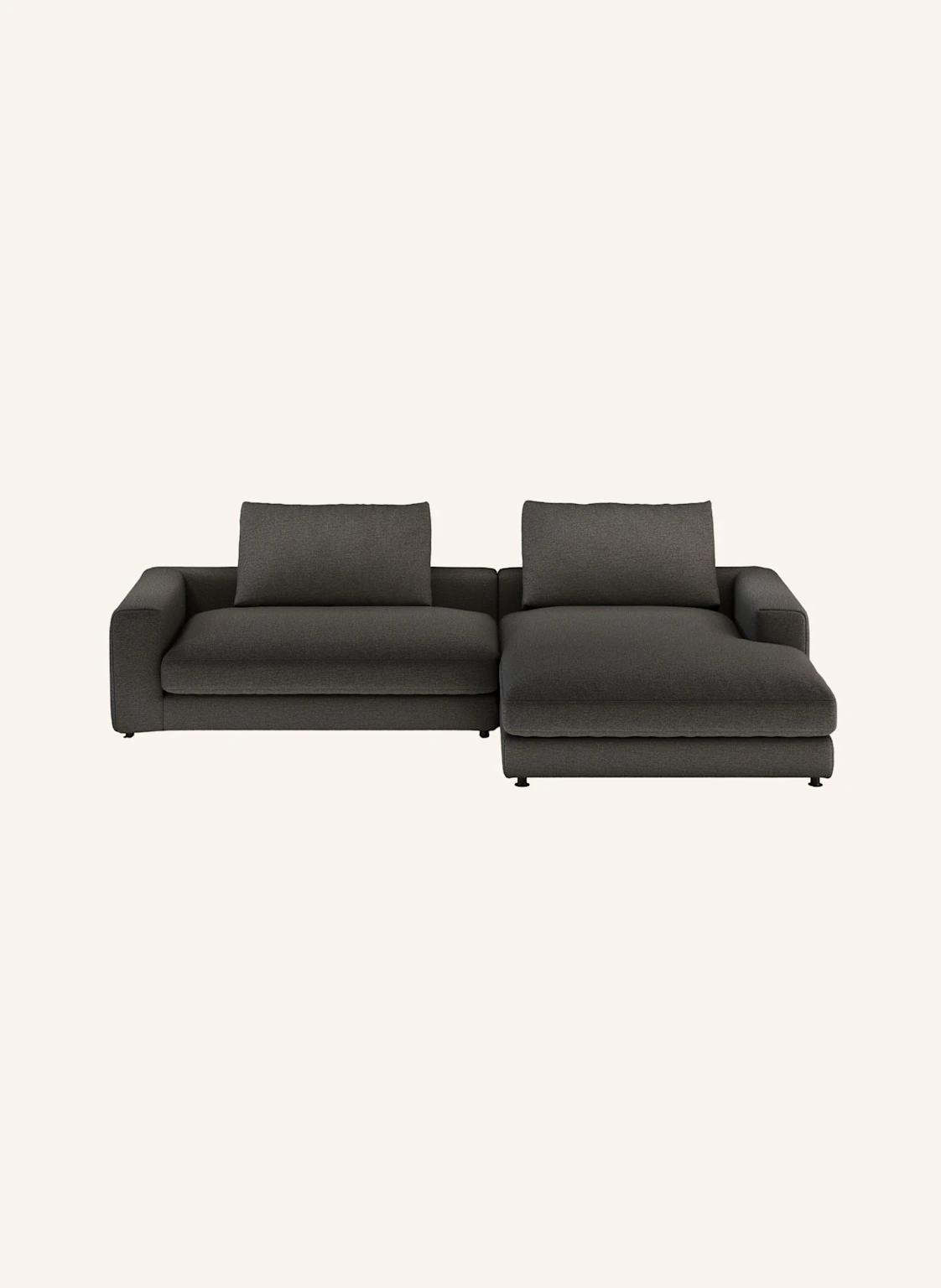 nydo Ecksofa XL MOSLER, rechts, Flachgewebe