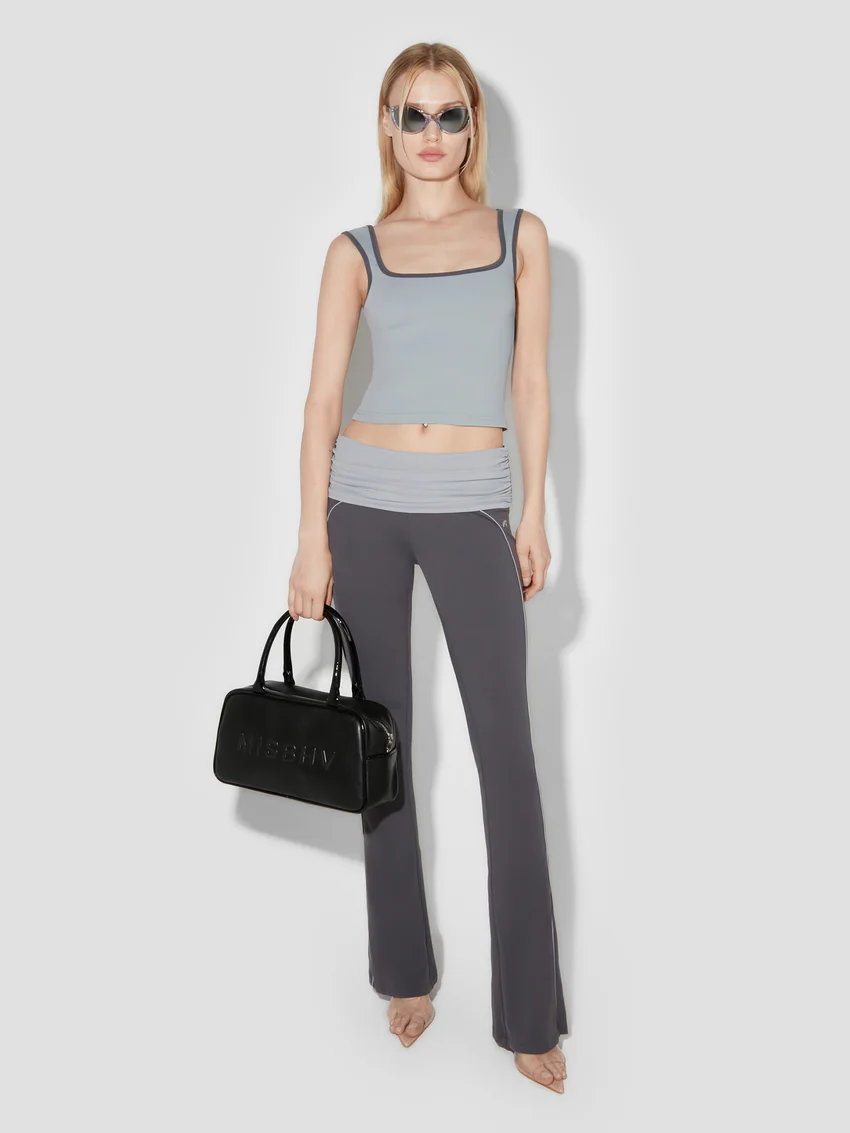 Lycra Flared Wrapped Pants