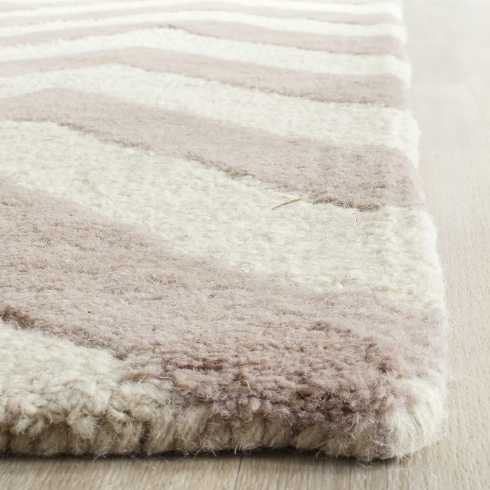 CAMBRIDGE - Tapis de salon interieur en beige & ivoire, 76 x 183 cm