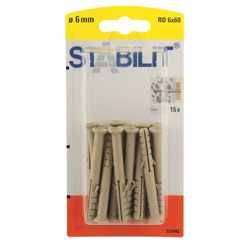 UNIVERSALPLUGG STABILIT 6X50MM 15STK