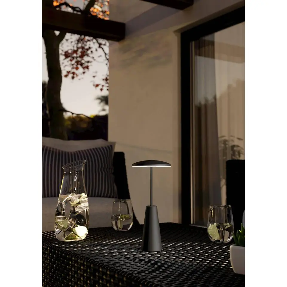 EGLO Piccola Tafellamp - 28 cm - Zwart