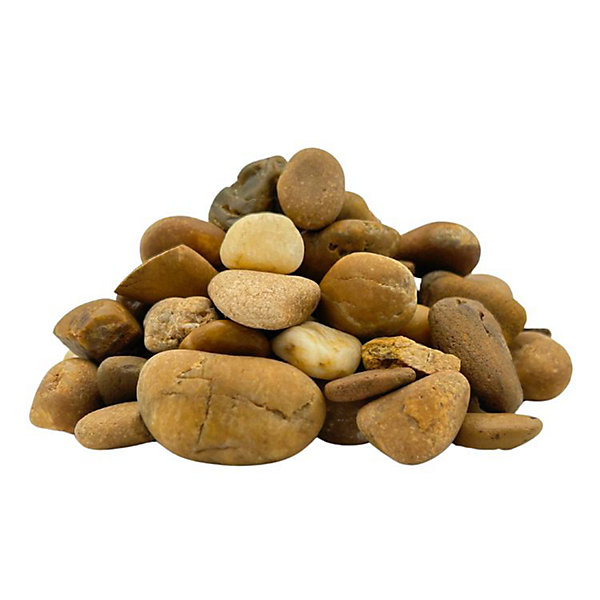 BIG BAG de 400KG - 5M² Galet ou Gravier Roulé Jaune Caramel 8/16 mm - STANDARD