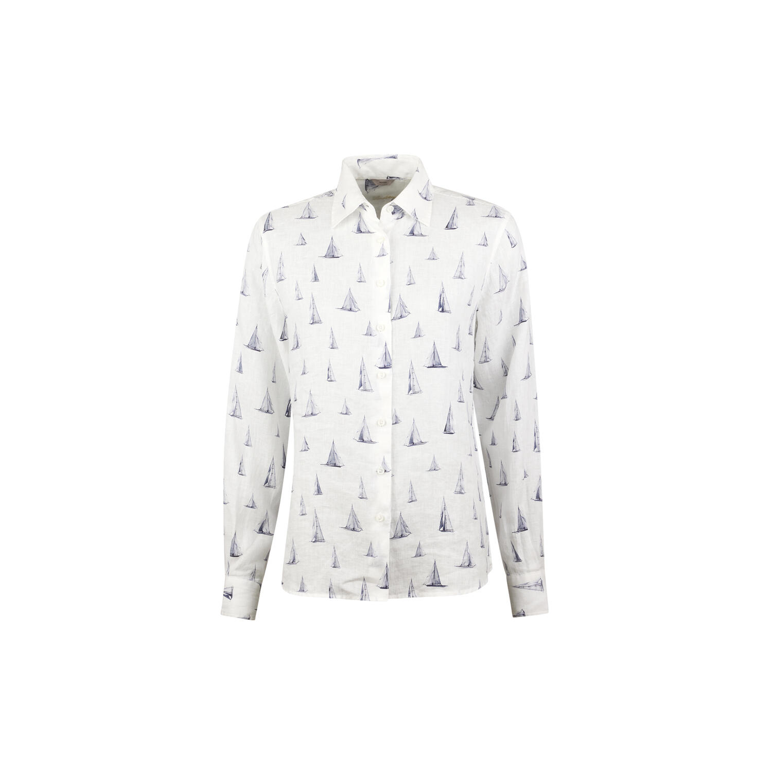 Siri Shirt, blue pattern
