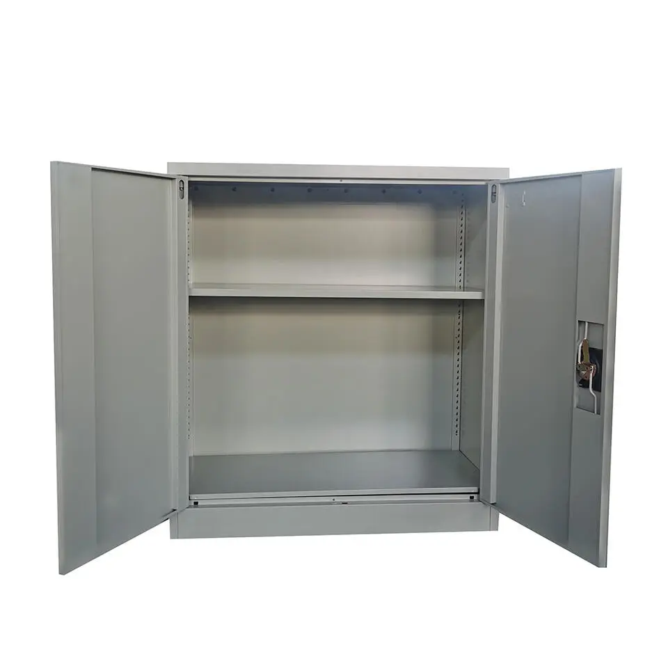 Archiefkast - 90x100 cm - Grijs - Met draaideur