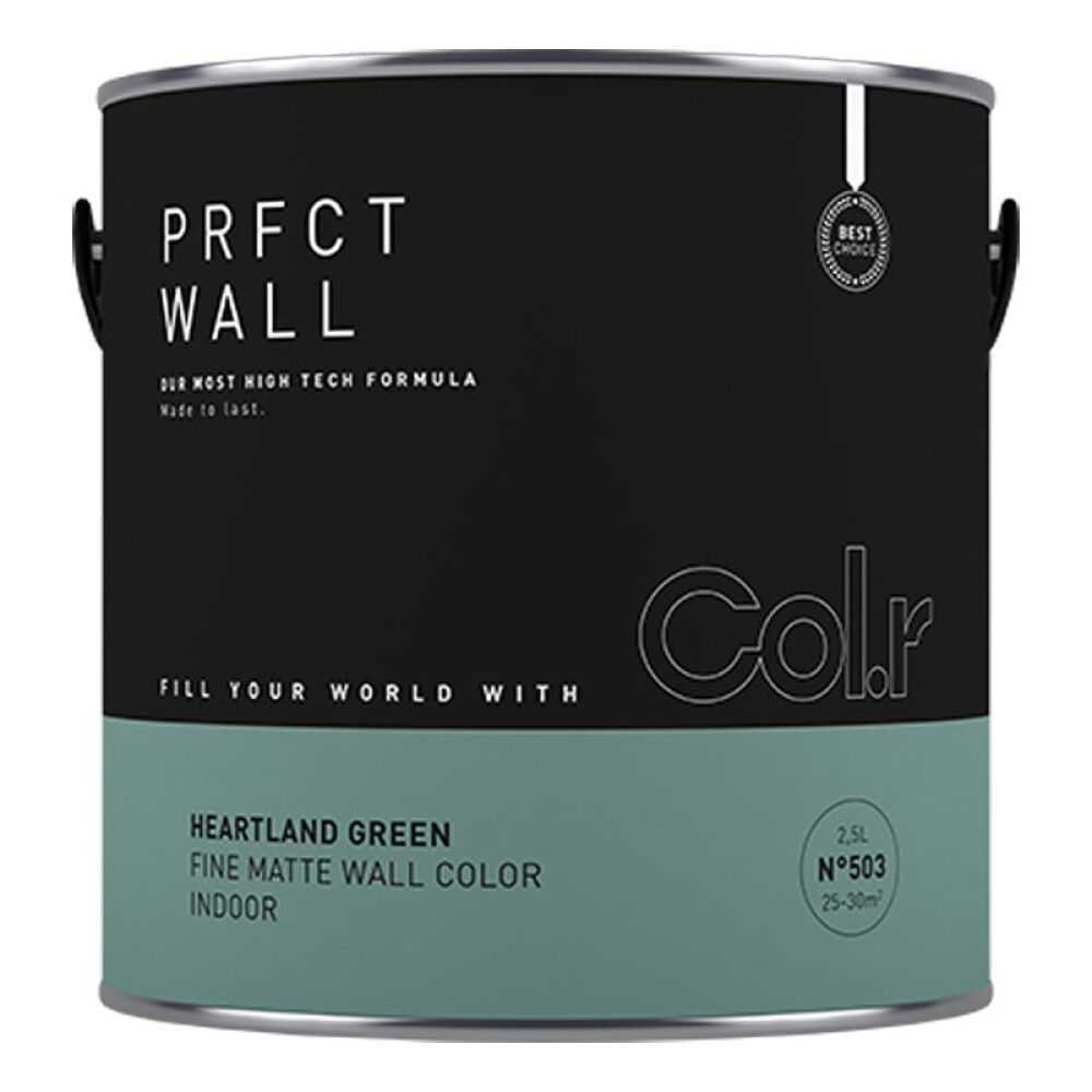 VEGGMALING COL.R PRFCT WALL NO.503 HEARTLAND GREEN 2,5L