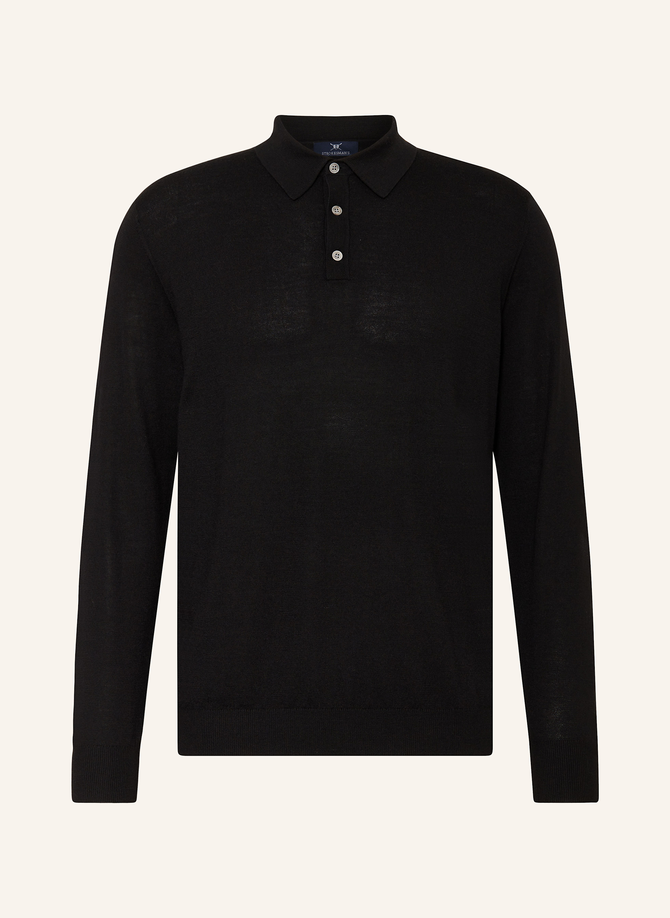 STROKESMAN'S Strick-Poloshirt
