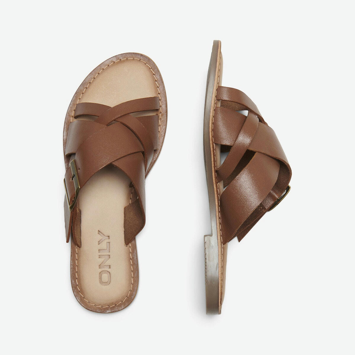 Mules en cuir Arlette