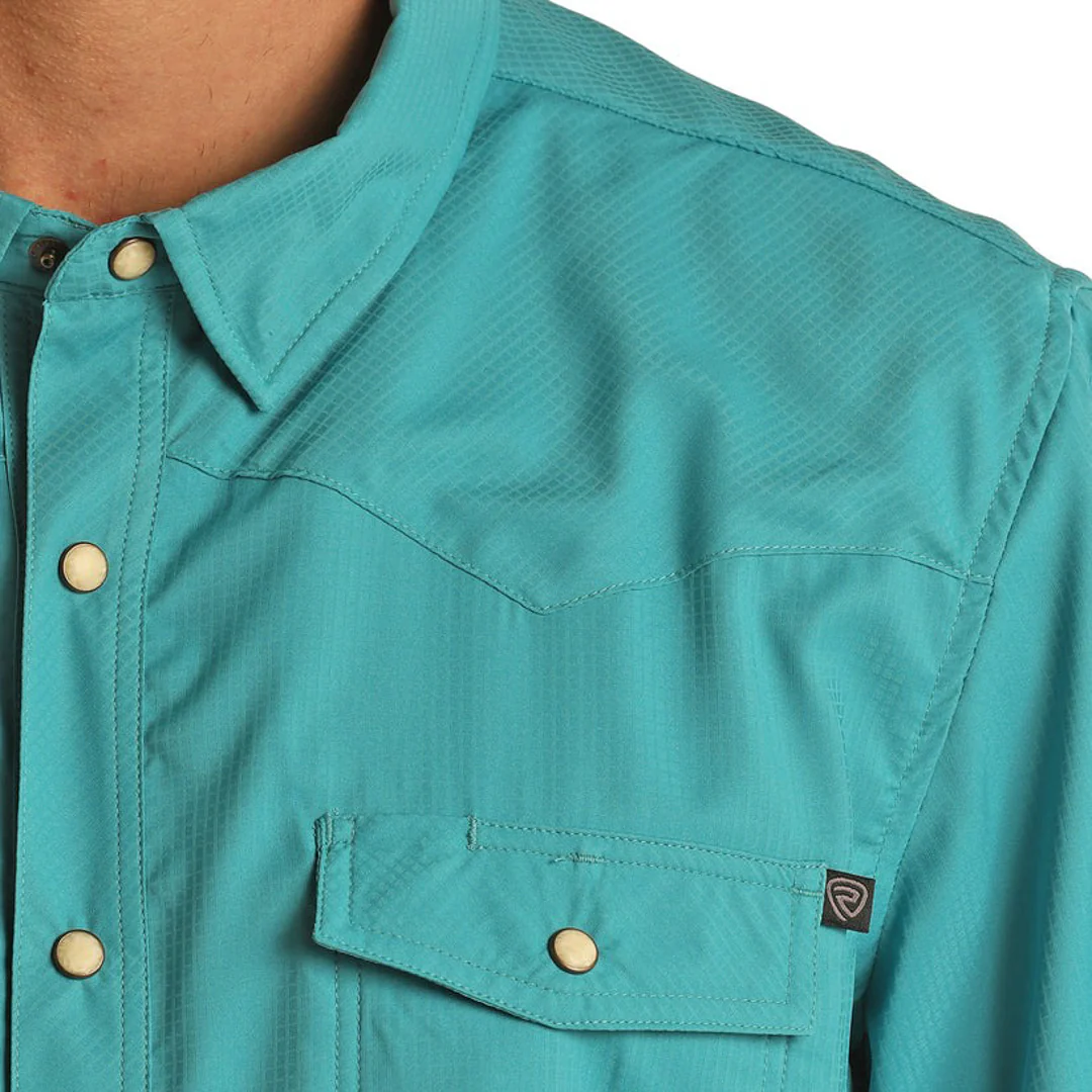 Мужская рубашка с коротким рукавом Rock & Roll Cowboy TEK Ripstop