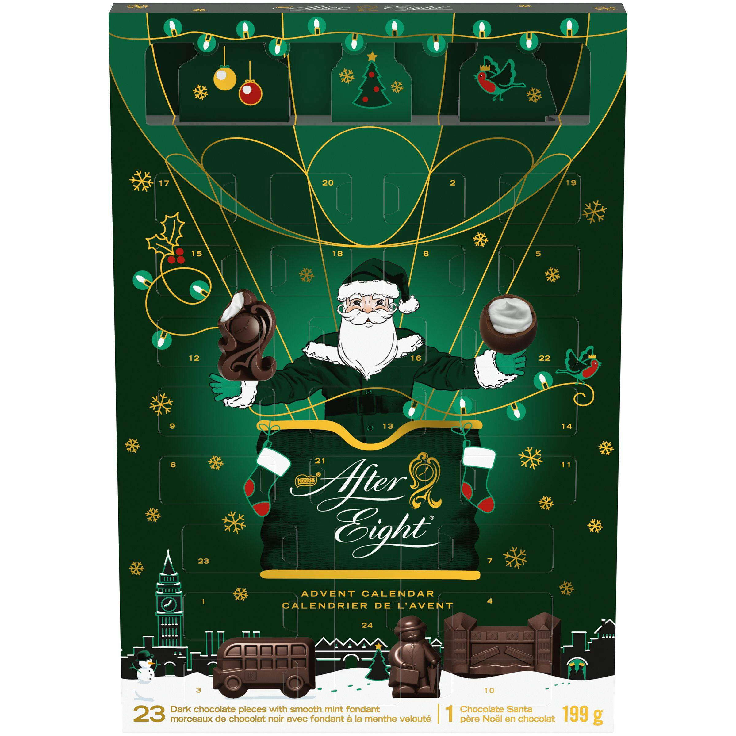 Nestle After Eight Mint Dark Chocolate Holiday Advent Calendar, 199-g