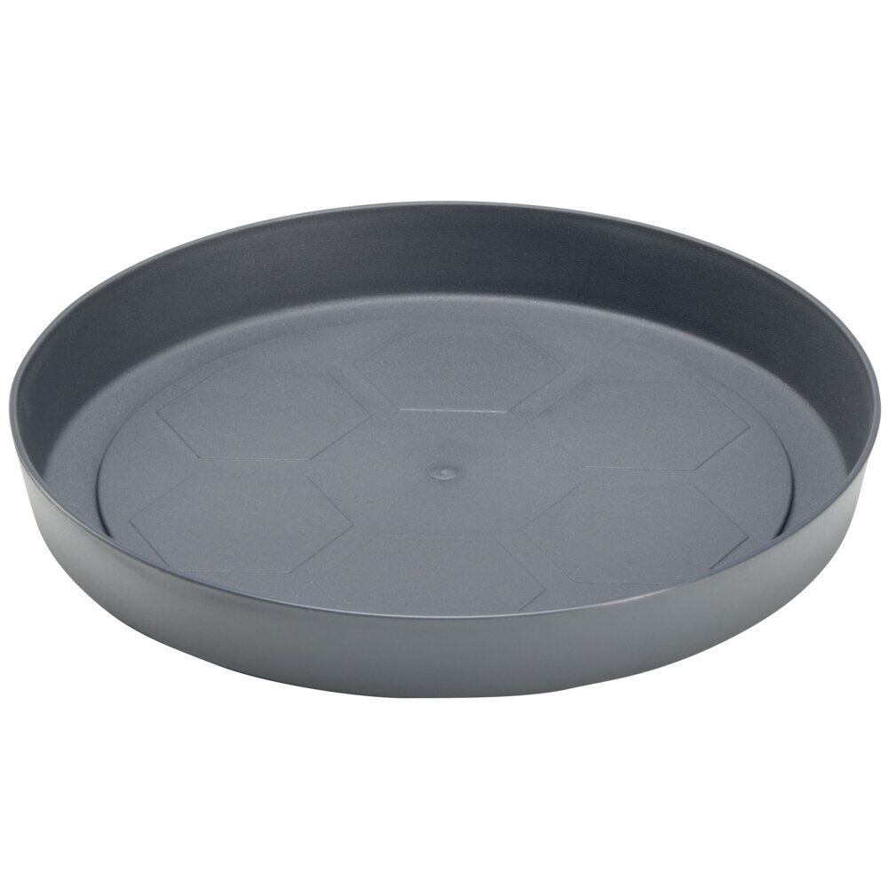 Soucoupe plastique pour pot rond 10L gris anthracite