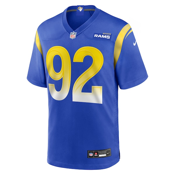 David Olajiga Los Angeles Rams Nike Team Game Jersey -  Royal