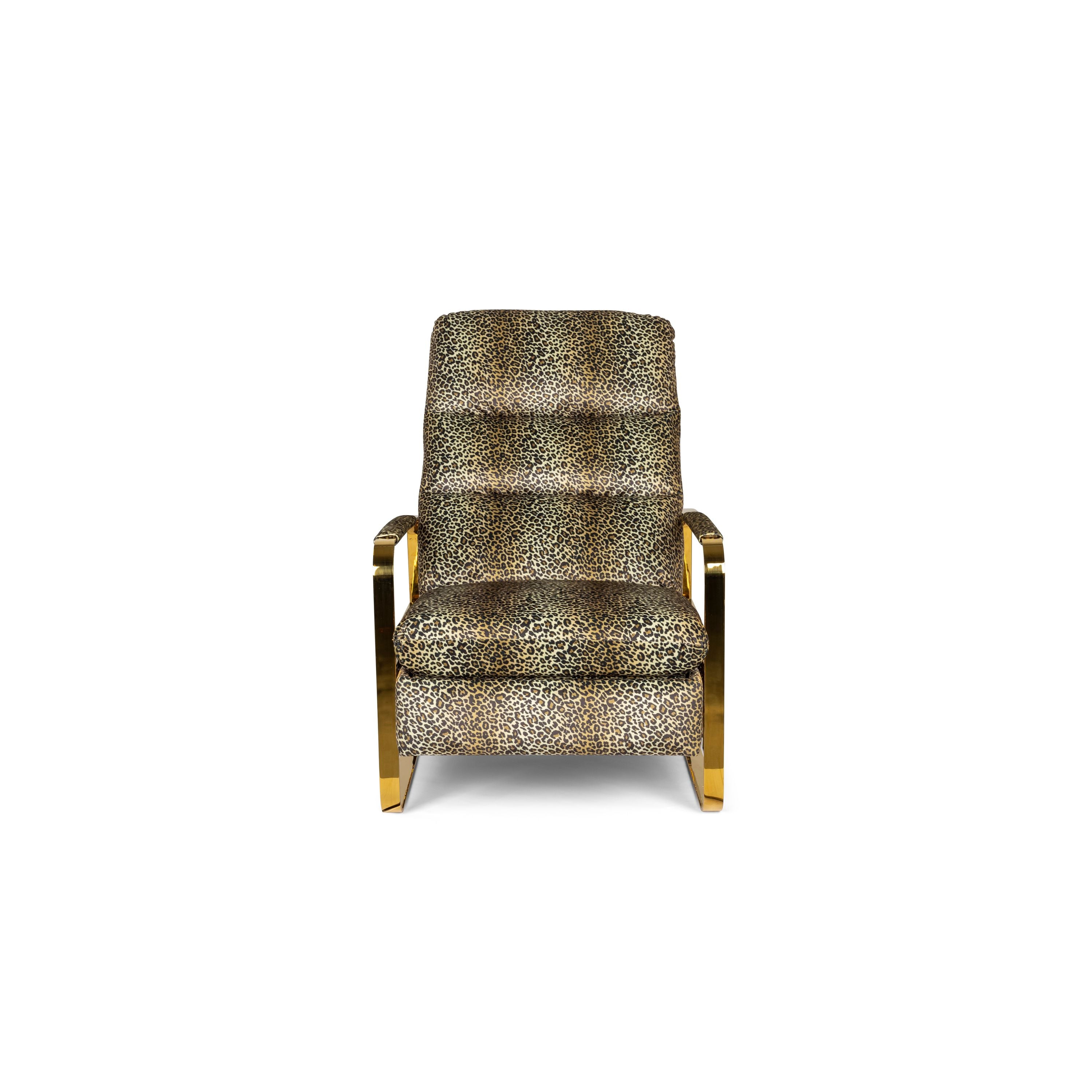 Bold Monkey Relax Like Chandler Recliner fauteuil panter - Bruin