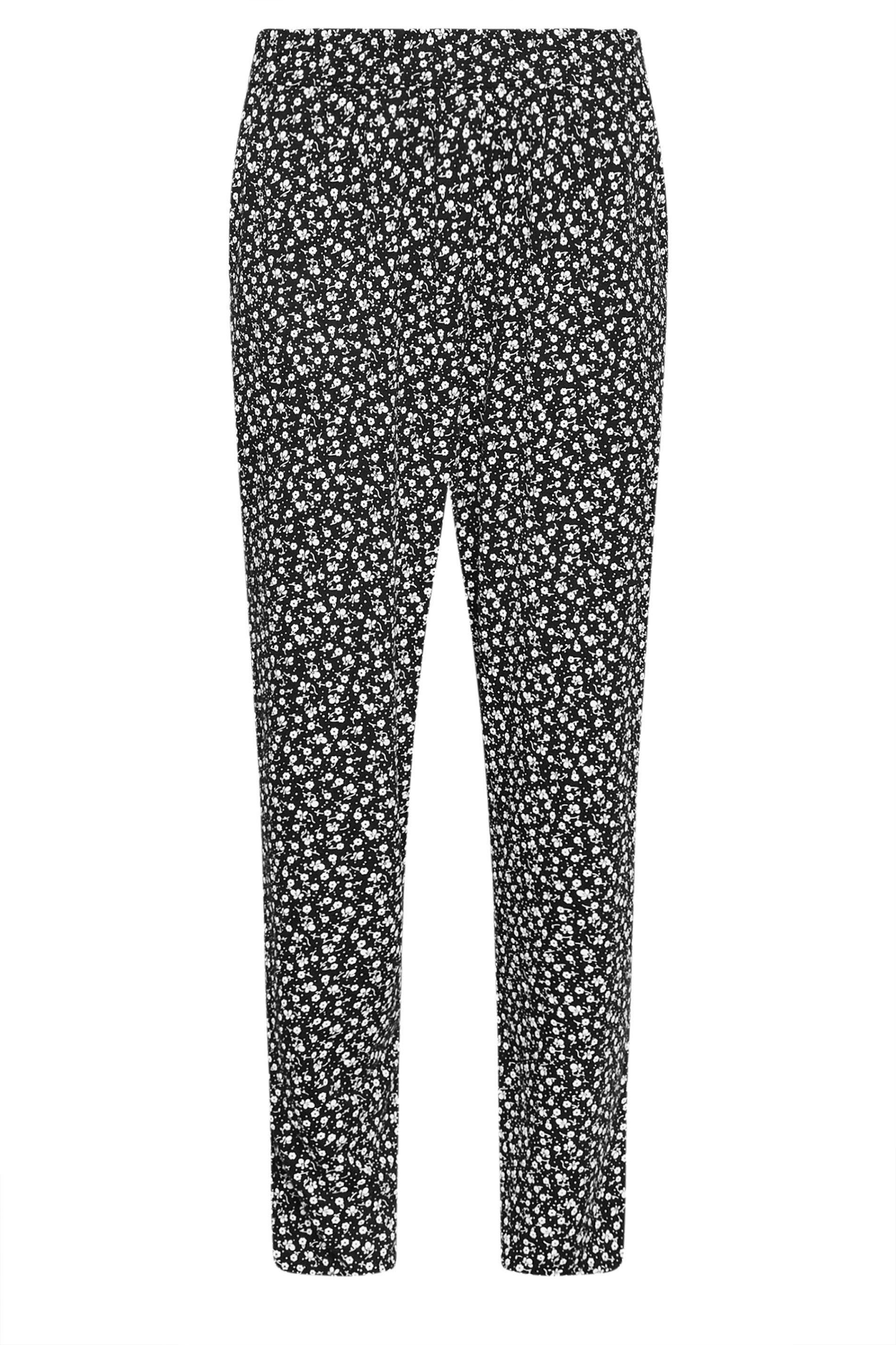 M&Co Floral Print Harem Trousers