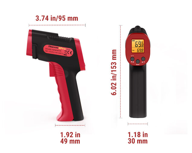 ThermoPro TP30 Laser Digital InfraredMeat Thermometer Gun