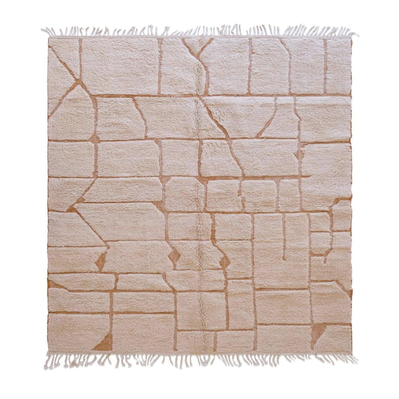 AFK Living vloerkleed Berber - handgemaakt - Wol - 80 cm x 240 cm
