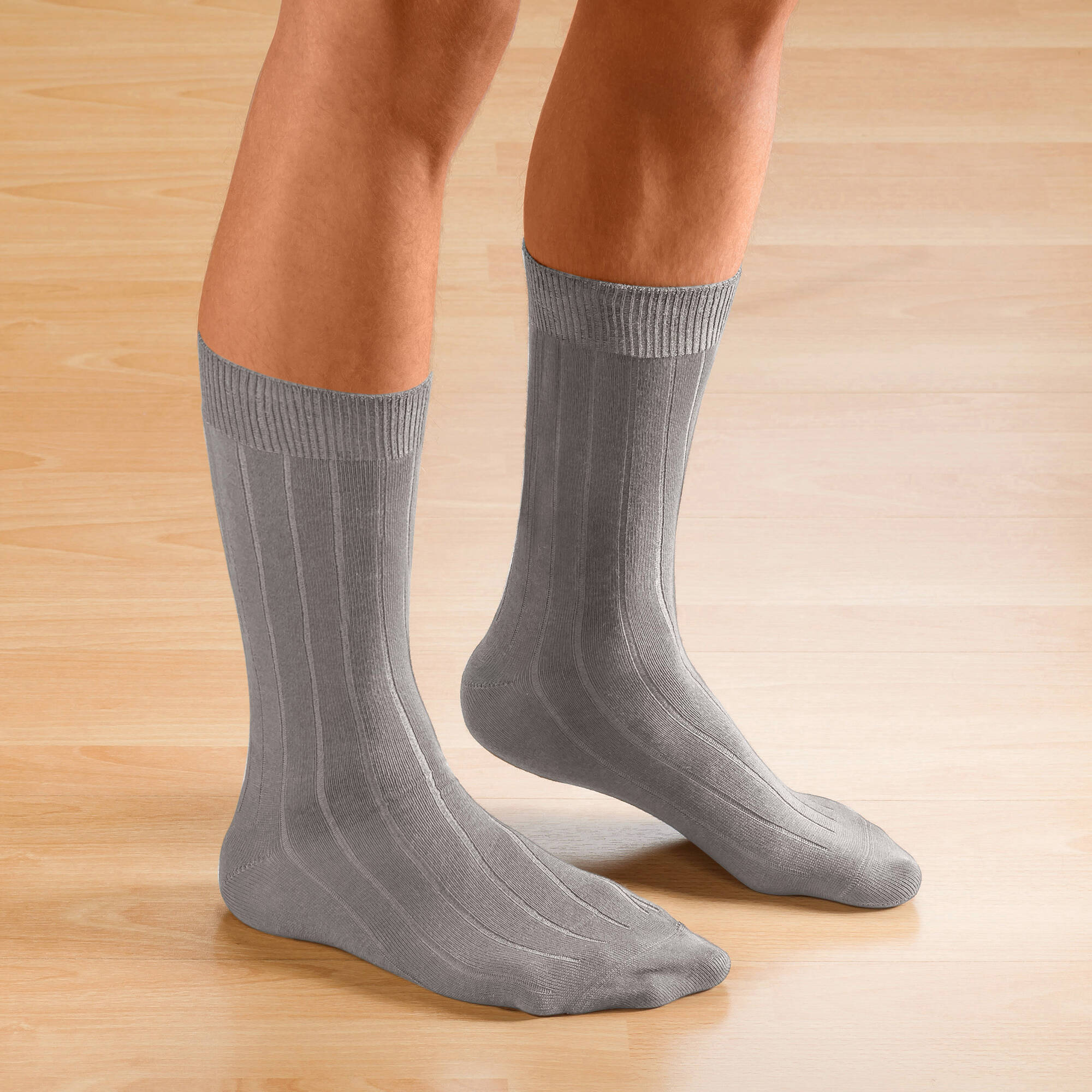 Mi-chaussettes non comprimantes - lot de 2 paires
