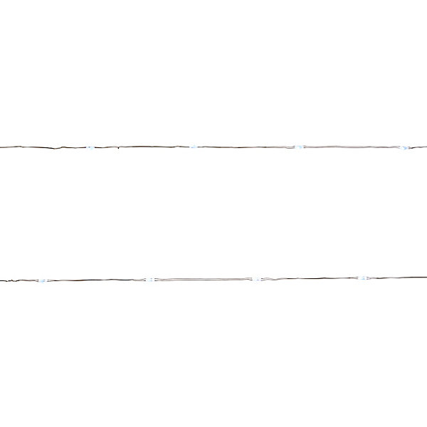 Guirlande lumineuse LED intérieure blanc froid câble argenté 1,8 m