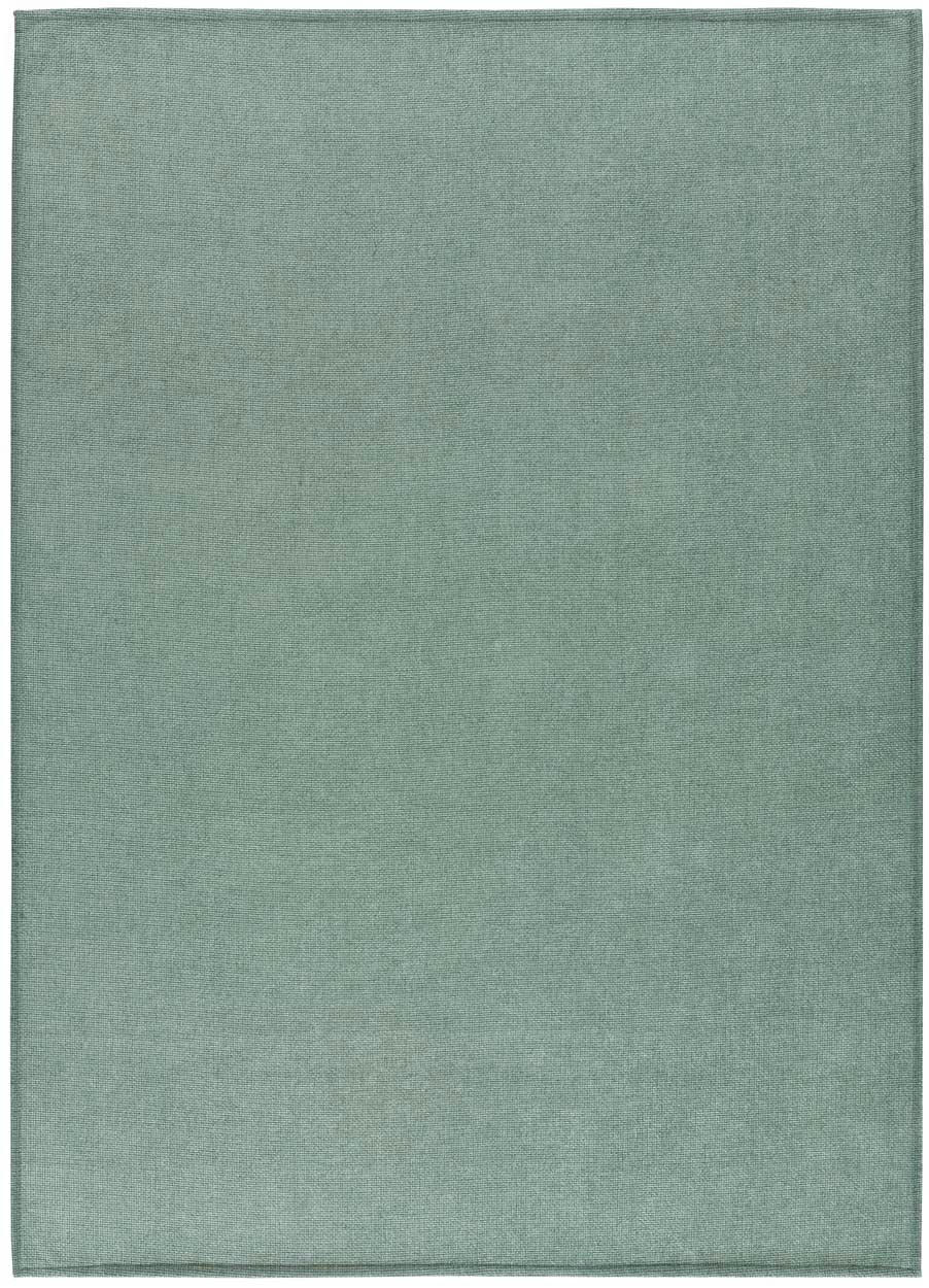 HARRIS - Tapis uni lavable vert, 060X120 cm