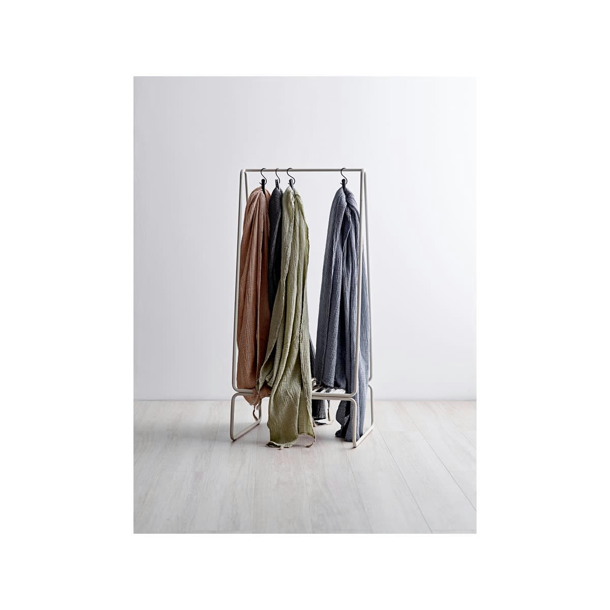 POETRY - Couvre-lit  en Coton Bleu gris 200x260 cm