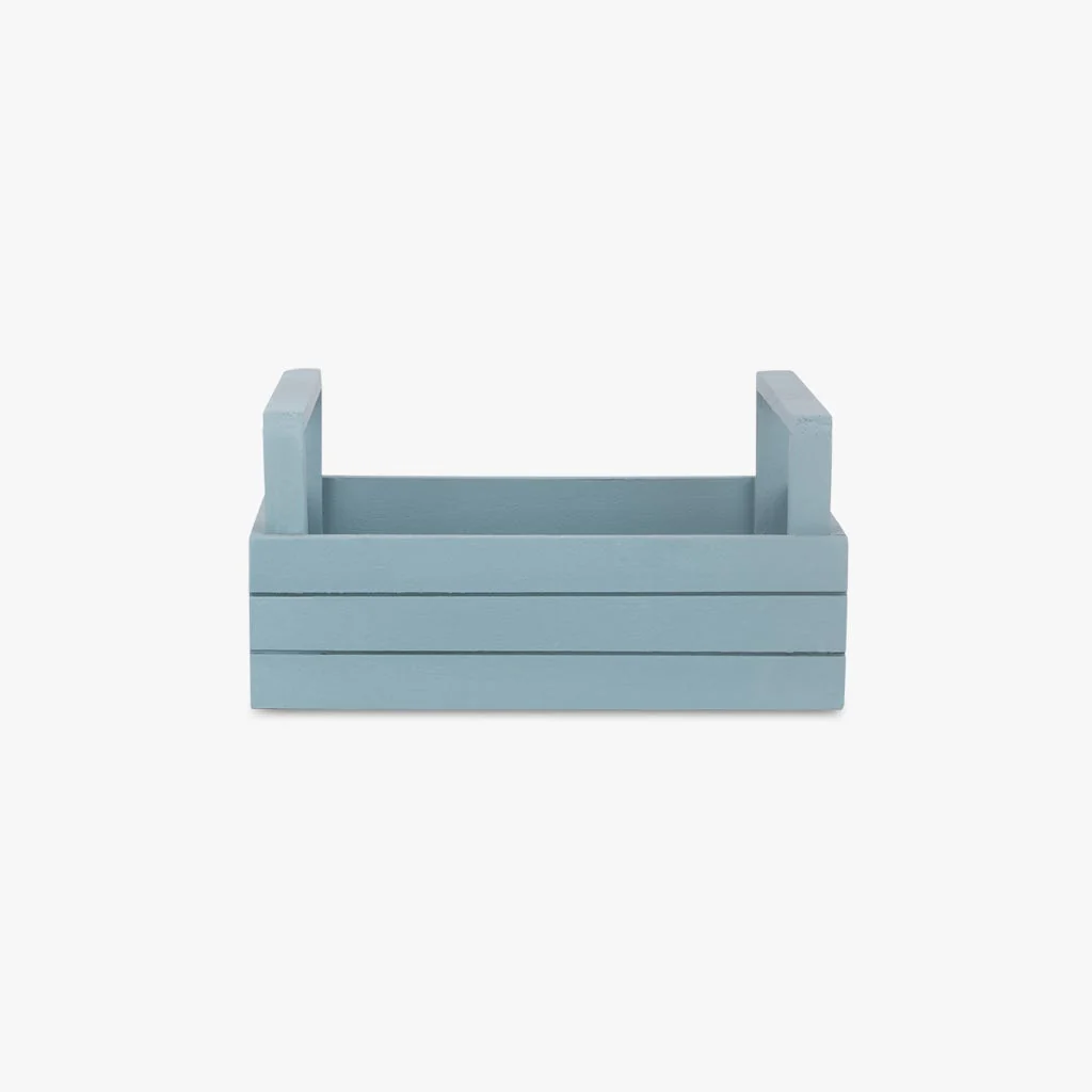 Caixa com Pegas Azul Claro WOODY