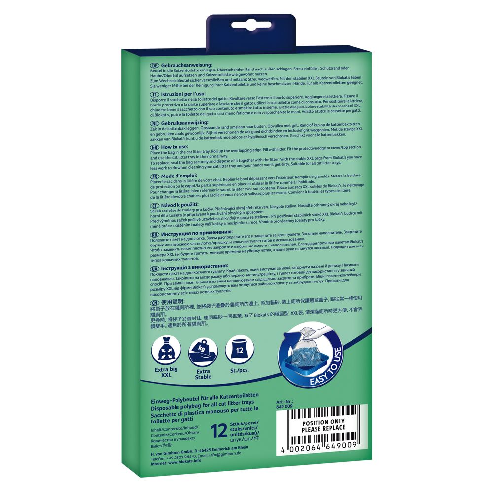 Biokats Polybags for Litter Boxes
