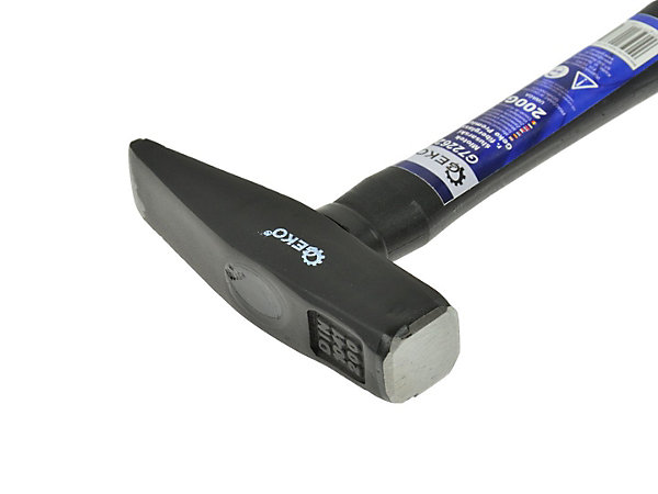 Marteau De Serrurier 200 G Avec Manche En Fibre De Verre Geko Premium