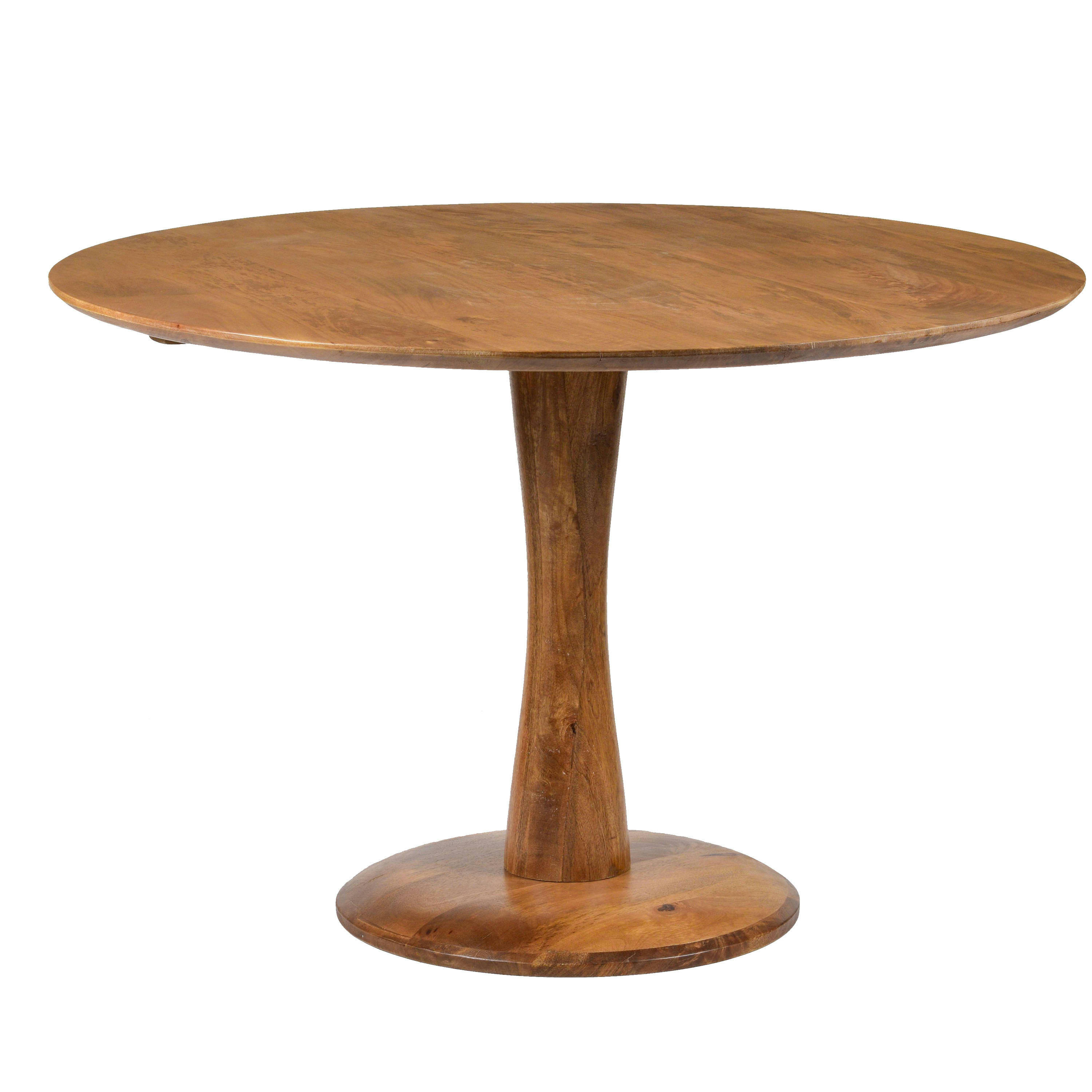 BANGALORE - BANGALORE-Table repas ronde Diam 120 cm en bois de Manguier massif