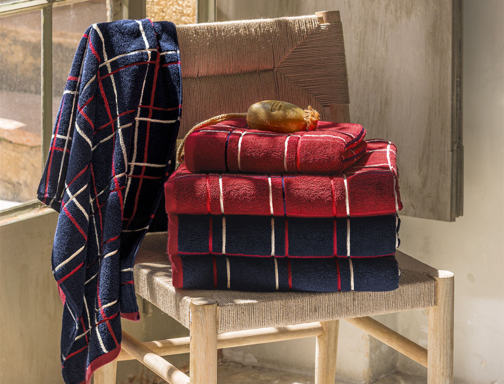 Linge de bain jacquardDans les Vosges