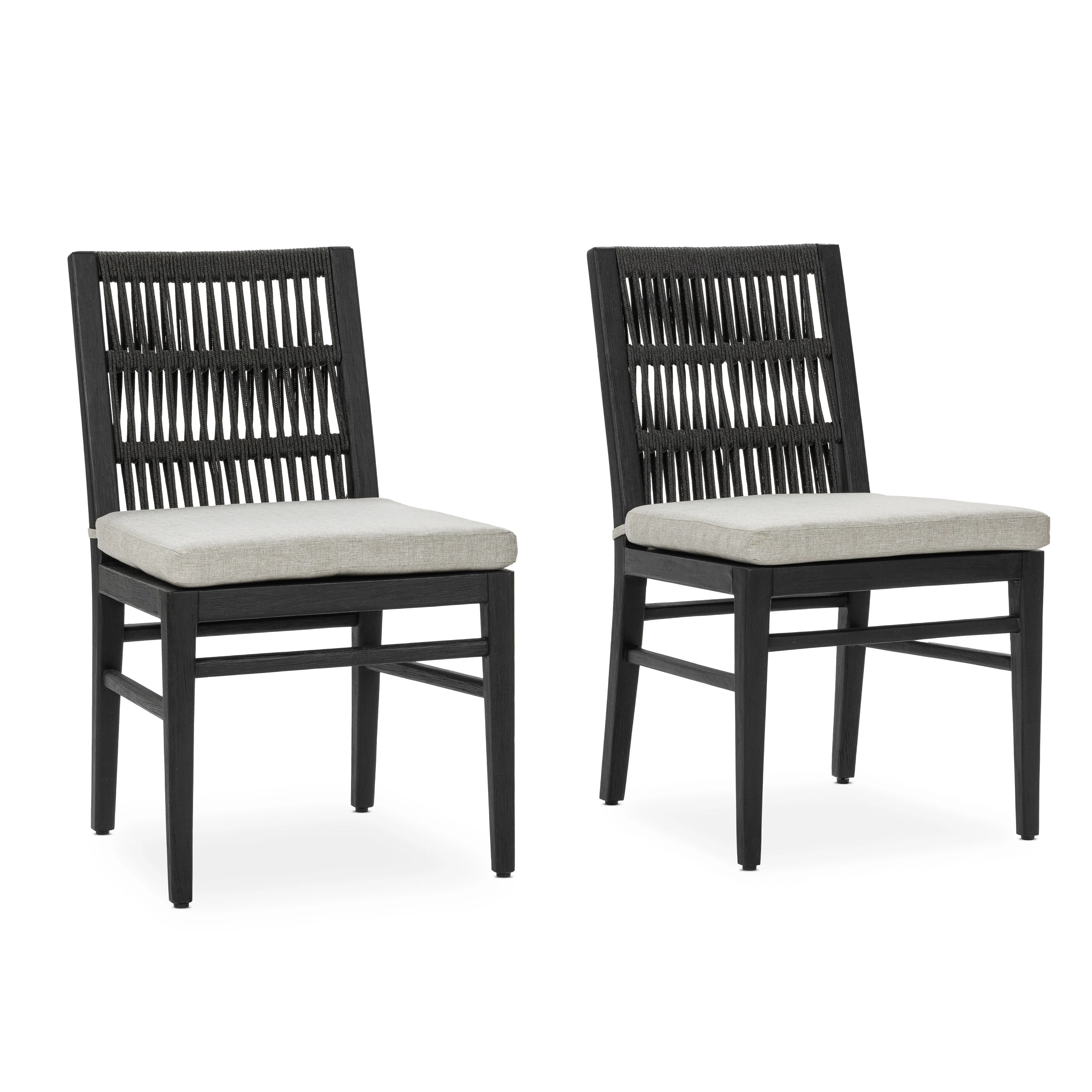 Classic Home Westville Set of 2 Outdoor Mahogany Wood Dining Chair