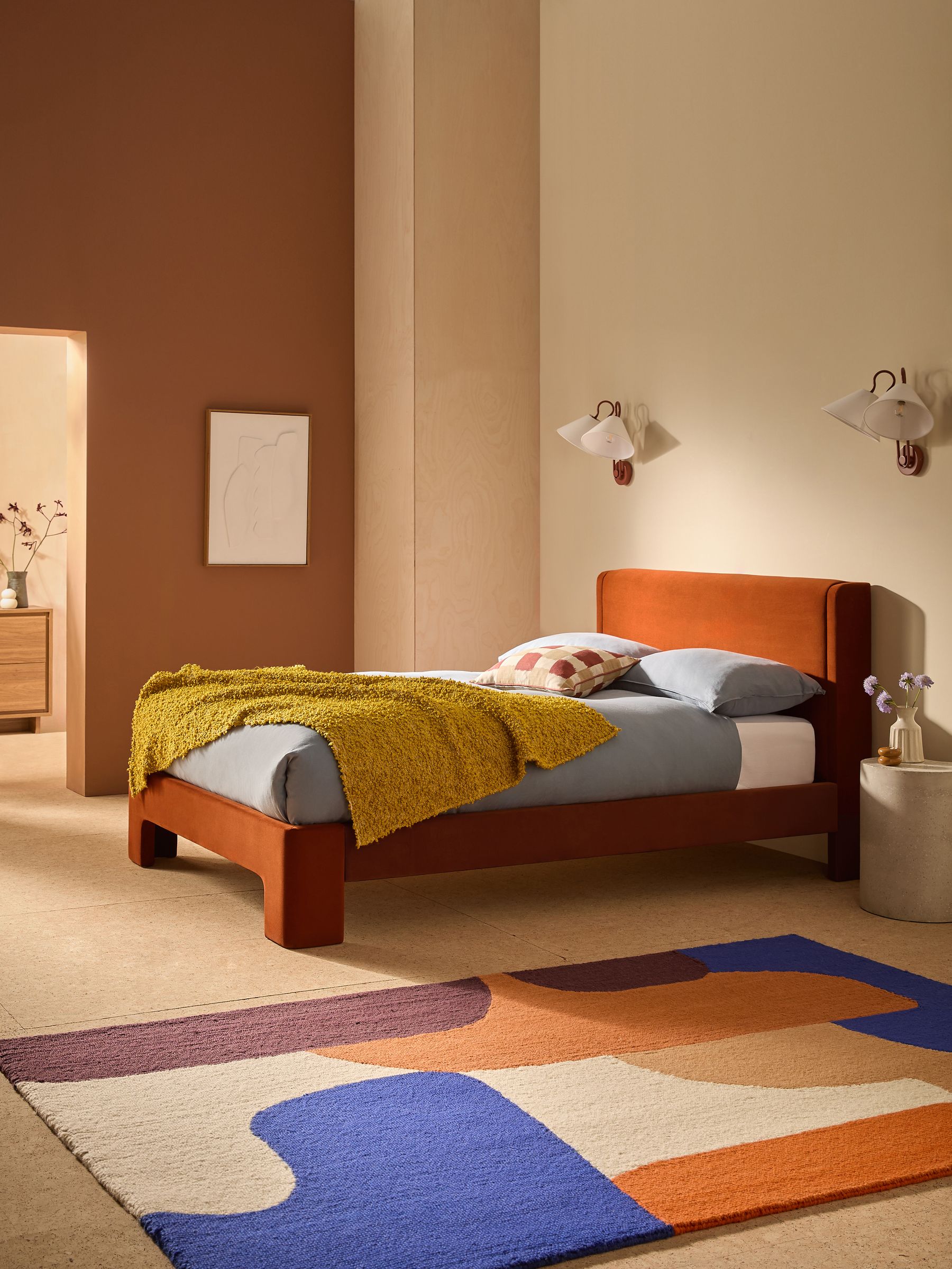Leonora in Velvet Cinnamon Orange