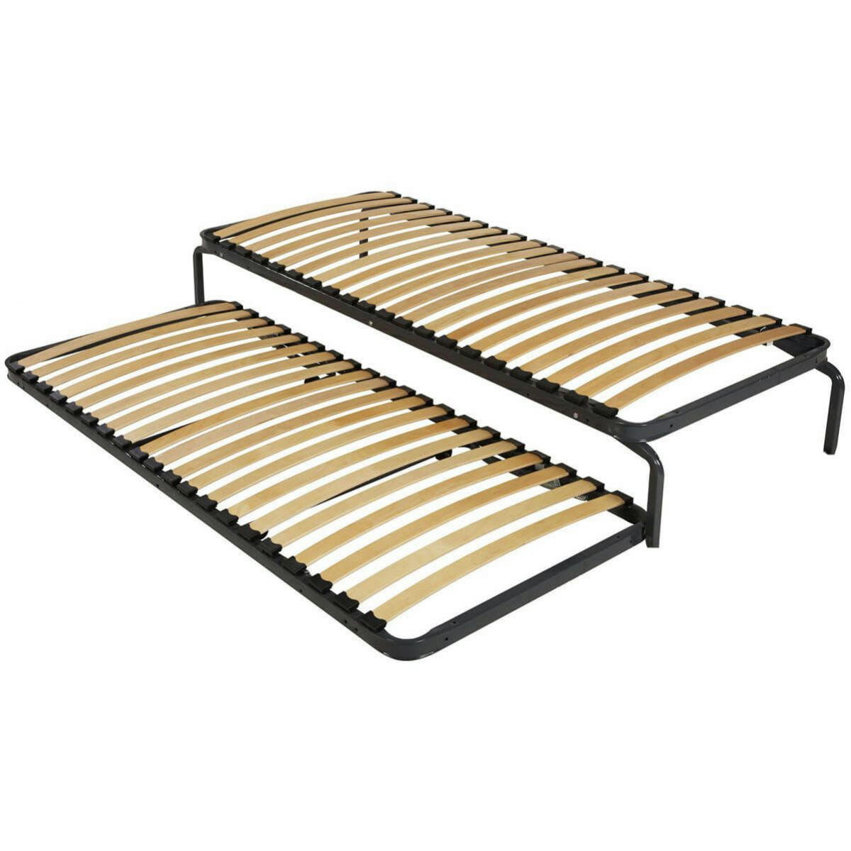 DUO GIGOGNE - Duo gigogne lot de 2 sommiers 20 lattes 80x190