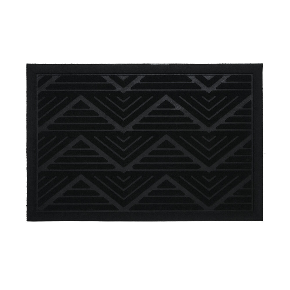 Paillasson extérieur antidérapant losange strié en relief 60x40cm