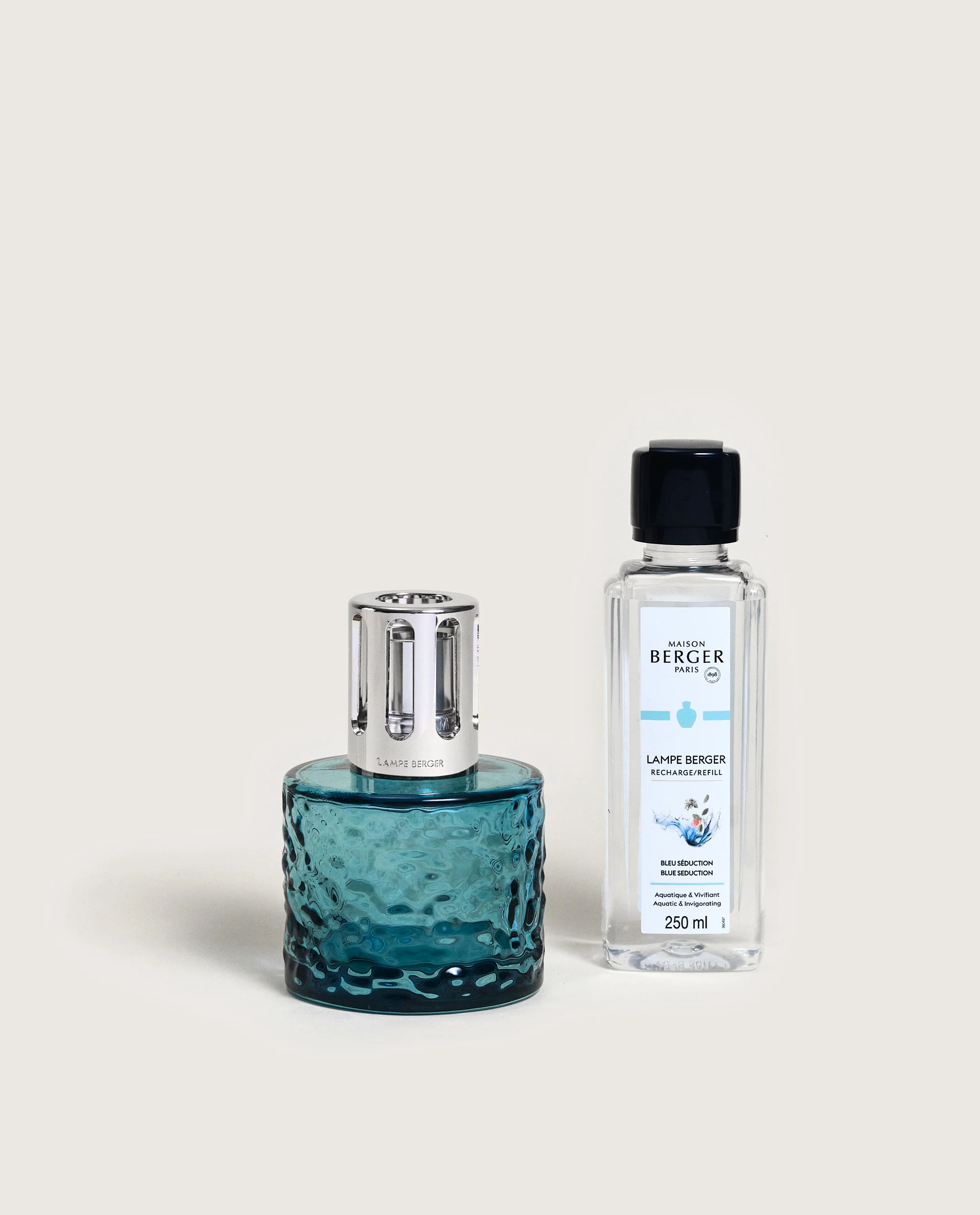 Coffret lampe Berger Mirage Bleue