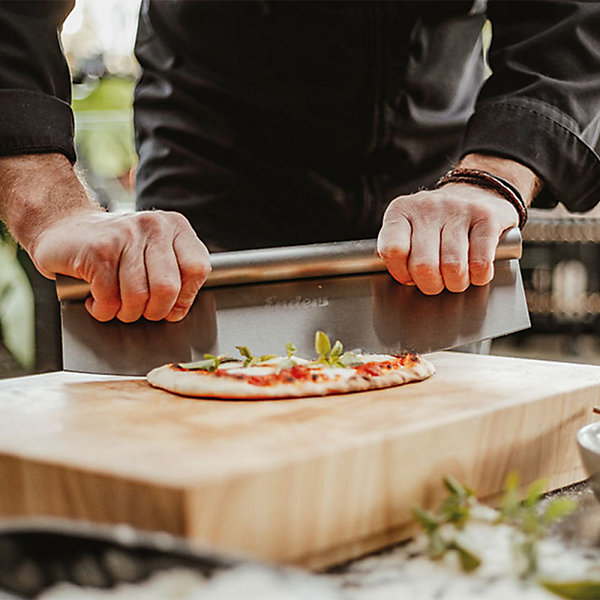 CoupePizza Inox Roulette Acier InoxydableLame Robuste