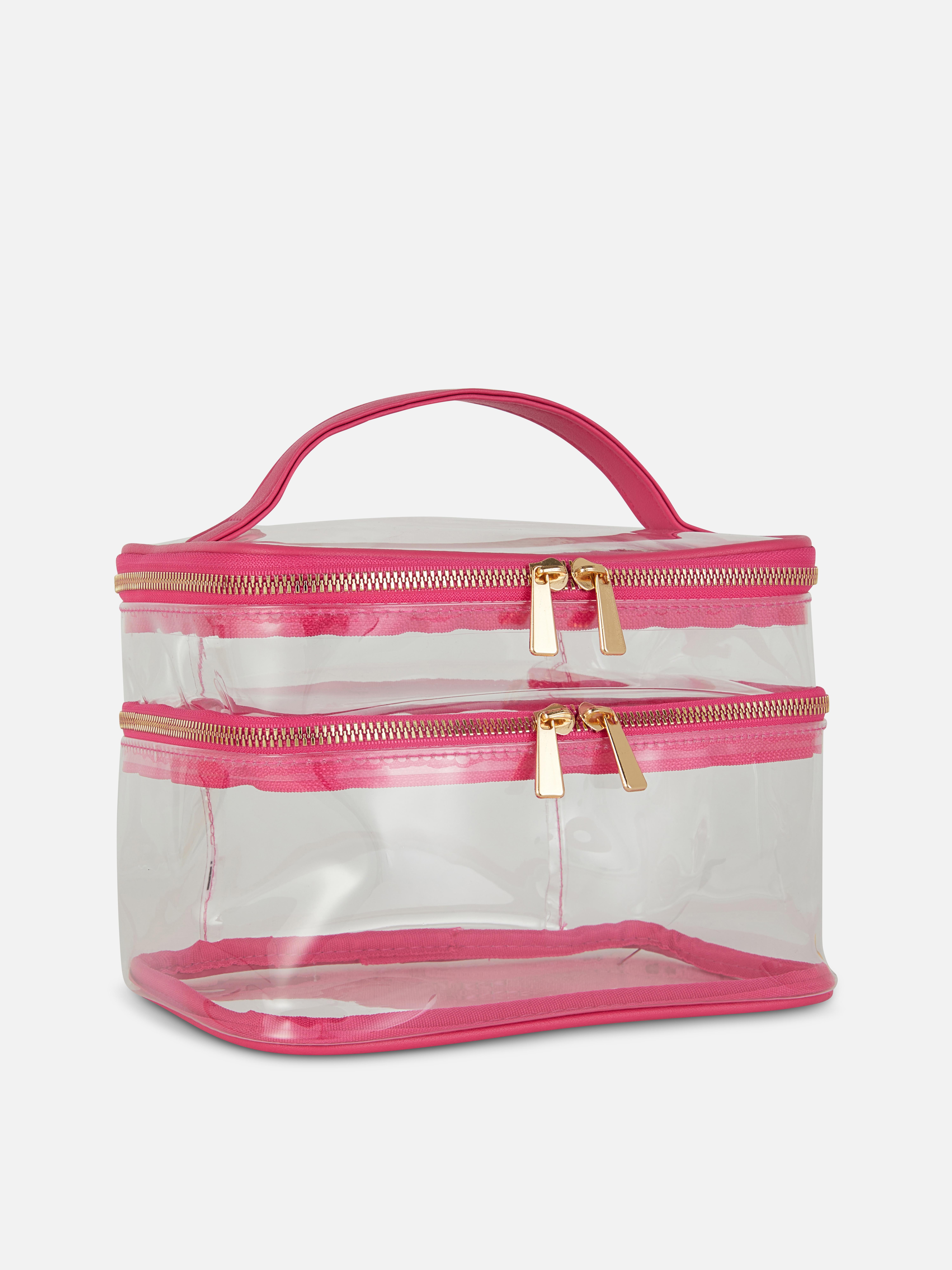 Clear Double Vanity Case