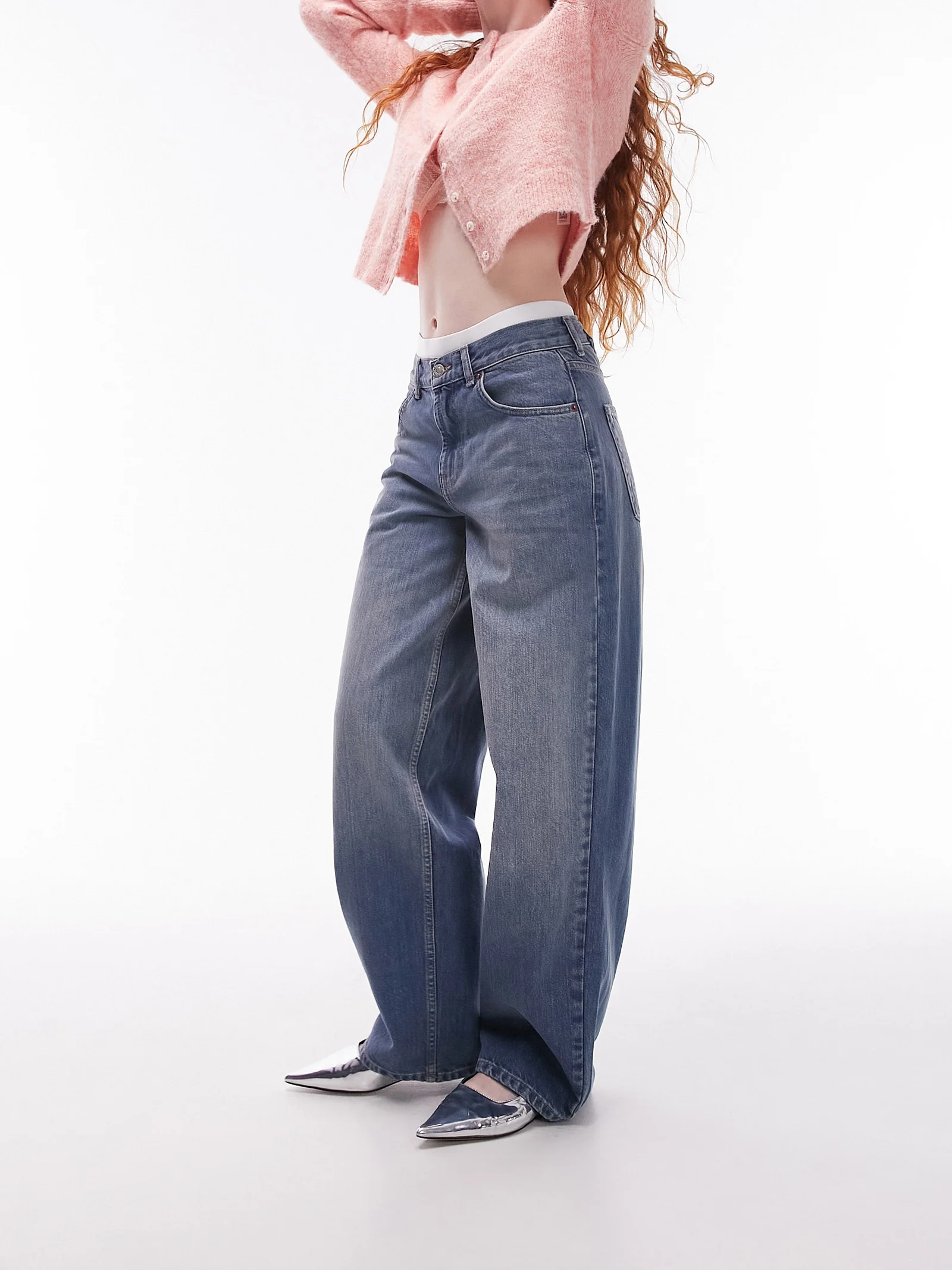 Low Rise Cinch Back Jeans
