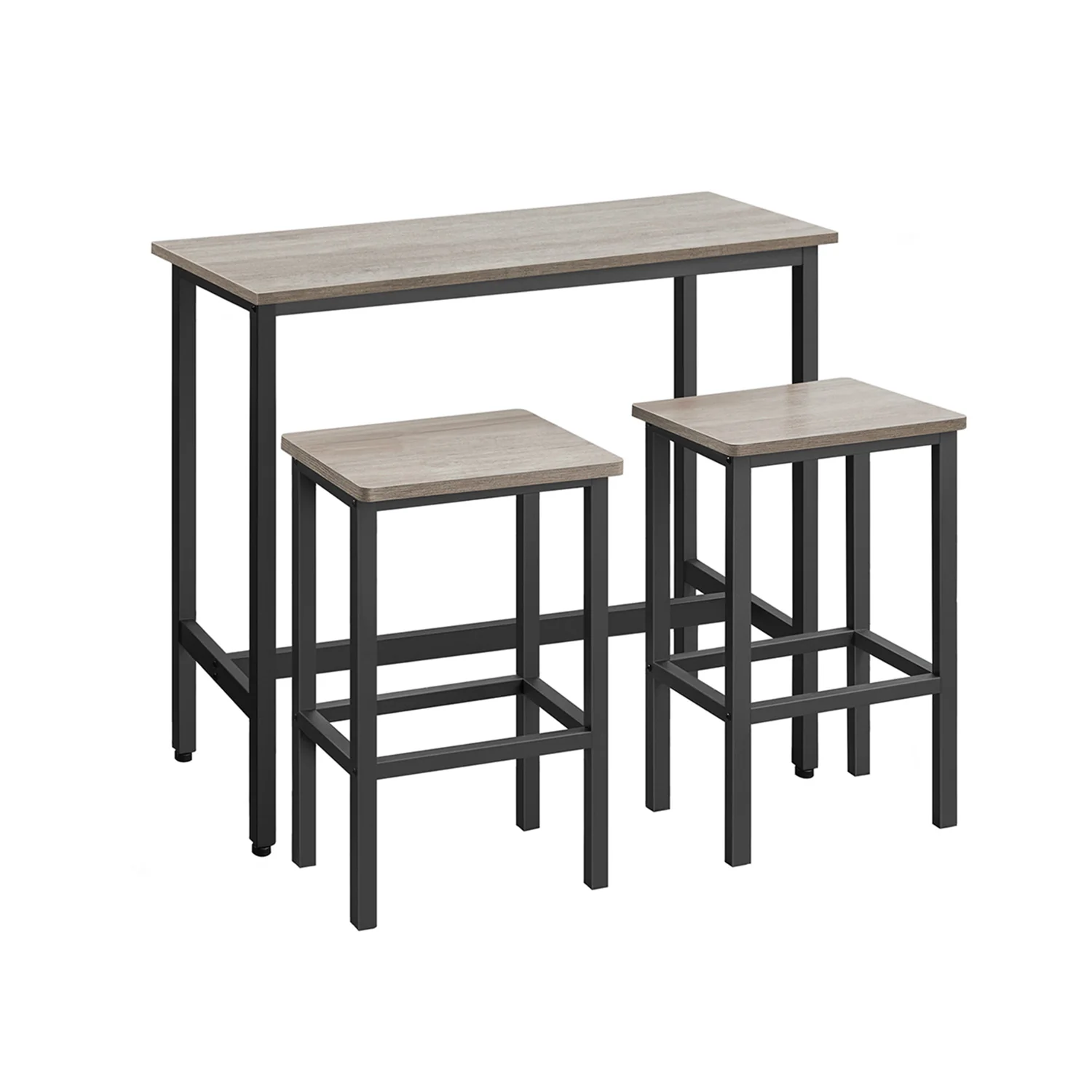 Ensemble table de bar avec tabourets