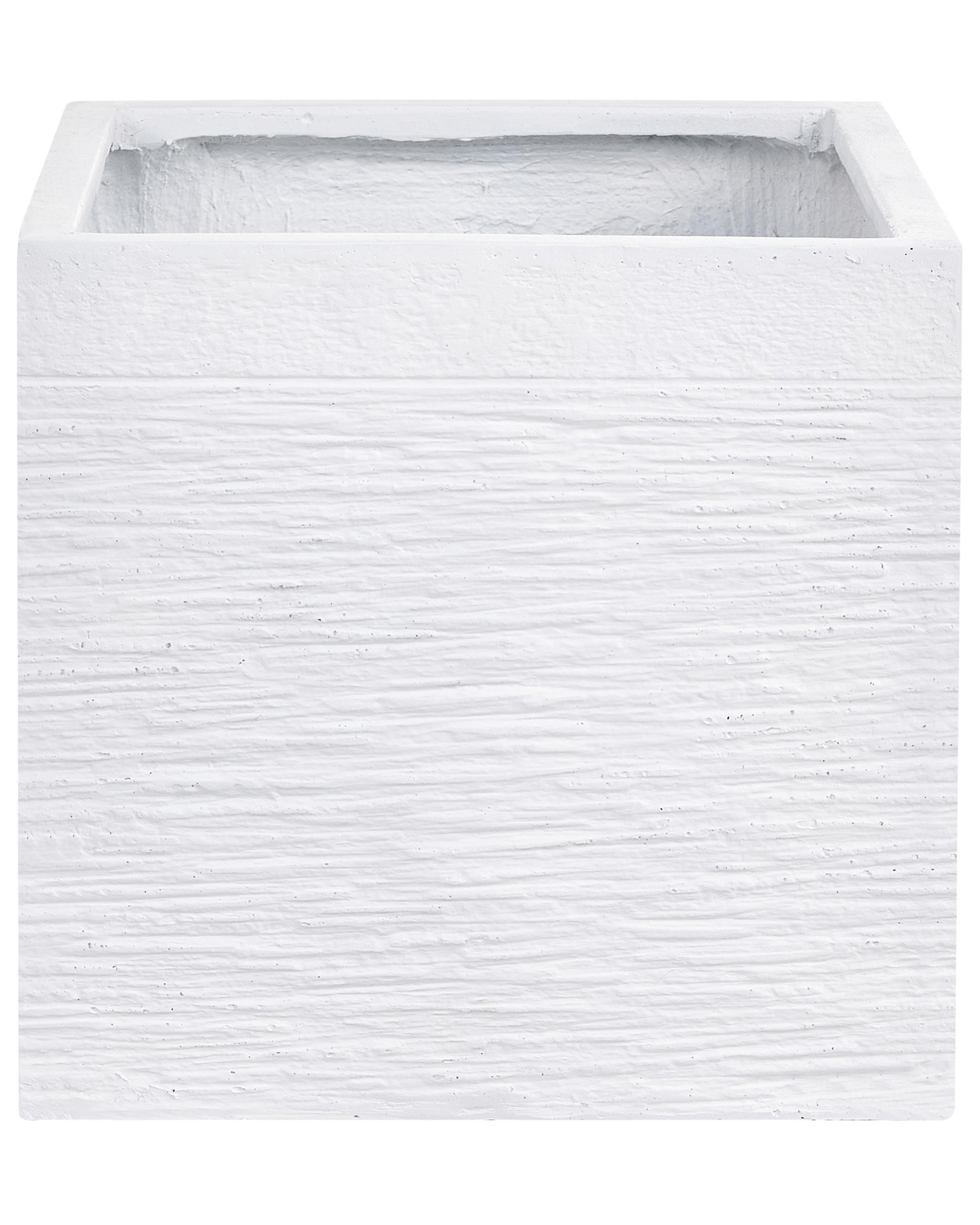 Plant Pot PAROS 30 cm White