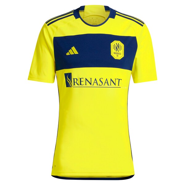 Nashville SC adidas 2024 The 615 Kit Replica Custom Jersey - Yellow