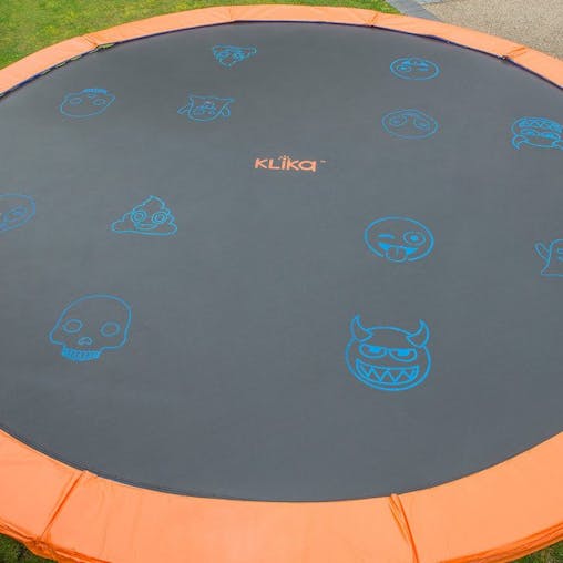 NNEDPE 10ft Replacement Trampoline Jumping Mat - Emoji